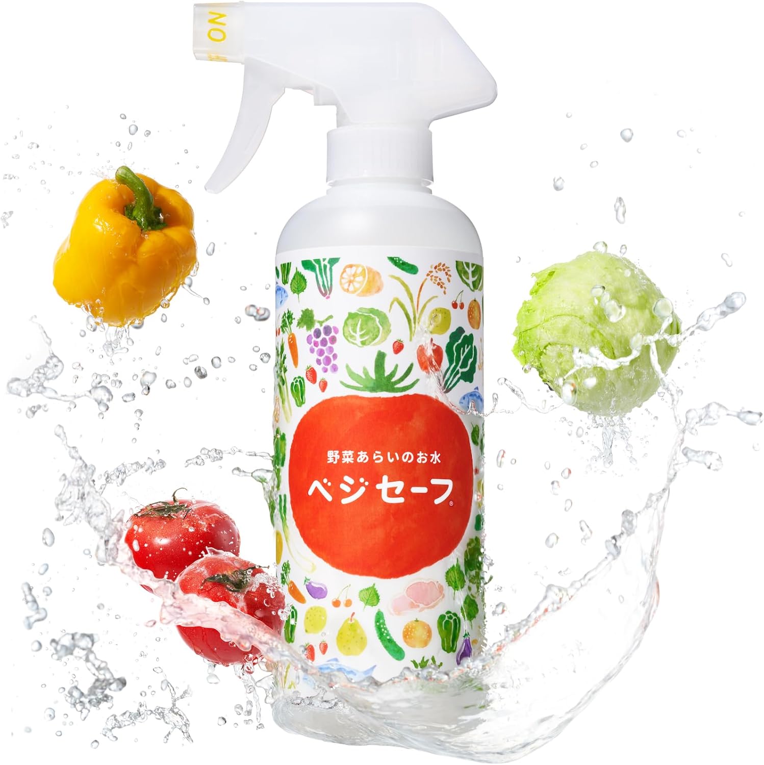 “Veggie Safe” Food Cleaning Solution Spray (400ml / 13.5 fl oz), 1 BottlePerfect for Removing Pesticides from Vegetables, Neutralizing Odors from Seafood, Washing Rice, and Wiping Kitchen Surfaces “Veggie Safe” Food Cleaning Solution Spray (400ml / 13.5 fl oz), 1 BottlePerfect for Removing Pesticides from Vegetables, Neutralizing Odors from Seafood, Washing Rice, and Wiping Kitchen Surfaces