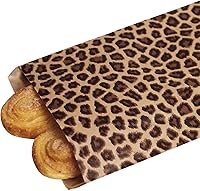 Vista 4 de Ikee Design 200 unidades de papel de 4 x 6 pulgadas con estampado liso o bolsas de estraza estampadas para dulces, galletas, mercancía, recuerdos