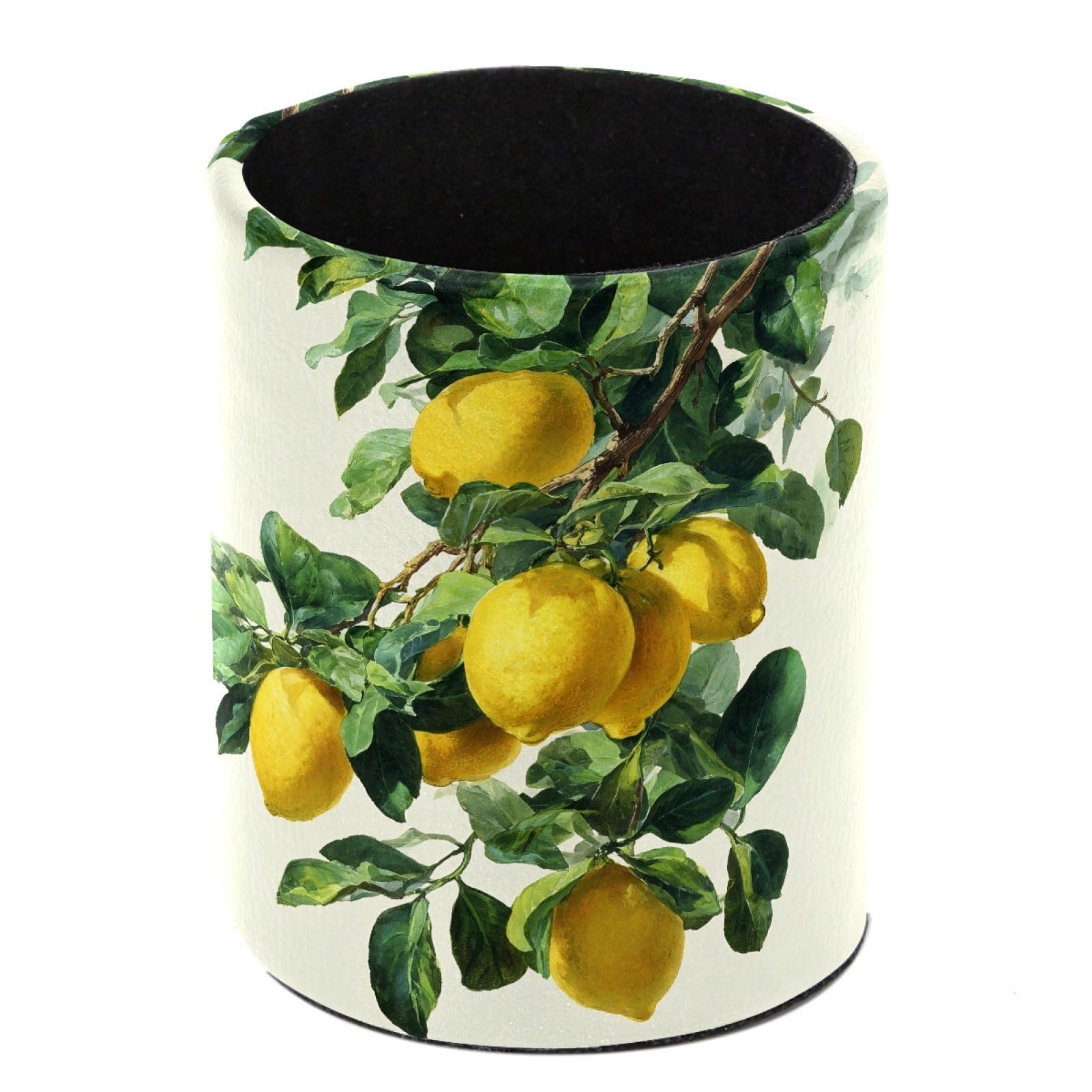 FWJZDSP Lemon Pencil Cup Pen Organizer Makeup Brush Holder for Office Home Countertop Desk Accessory Storage