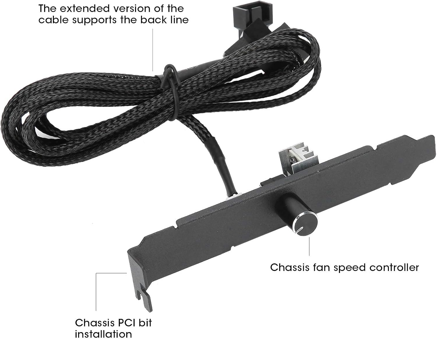 2 Sets Cooling HUB 3Pin/4Pin Fan PWM Speed Controller Module for