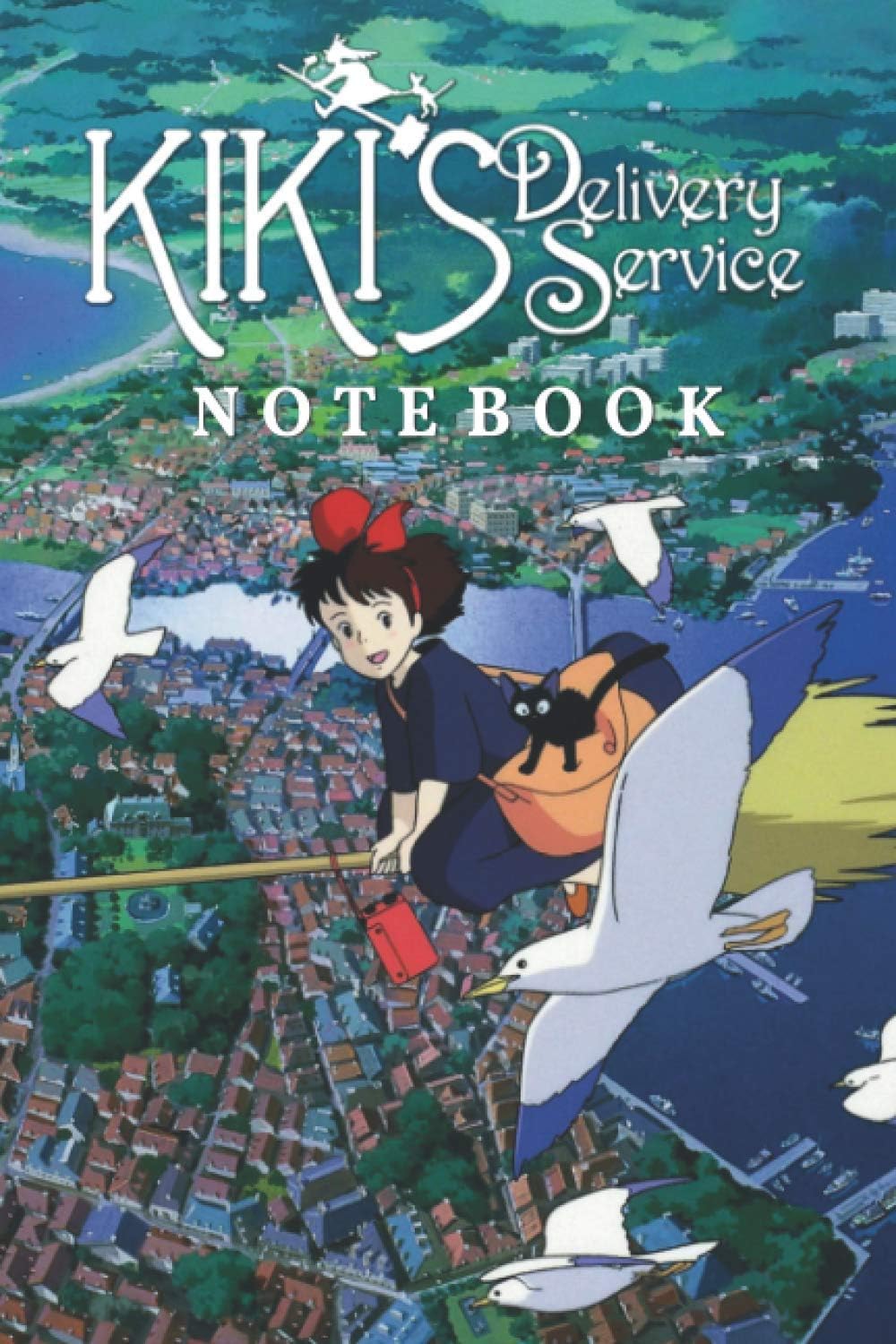 Kiki's Delivery Service Notebook: 6x9", 110 pages For Journaling or Dily Diry or Composition Book , Creative Wiriting Matte SoftCover