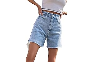 Cute and Comfy Jean Shorts for Teen Girls: GOLDPKF Denim Casual Summer