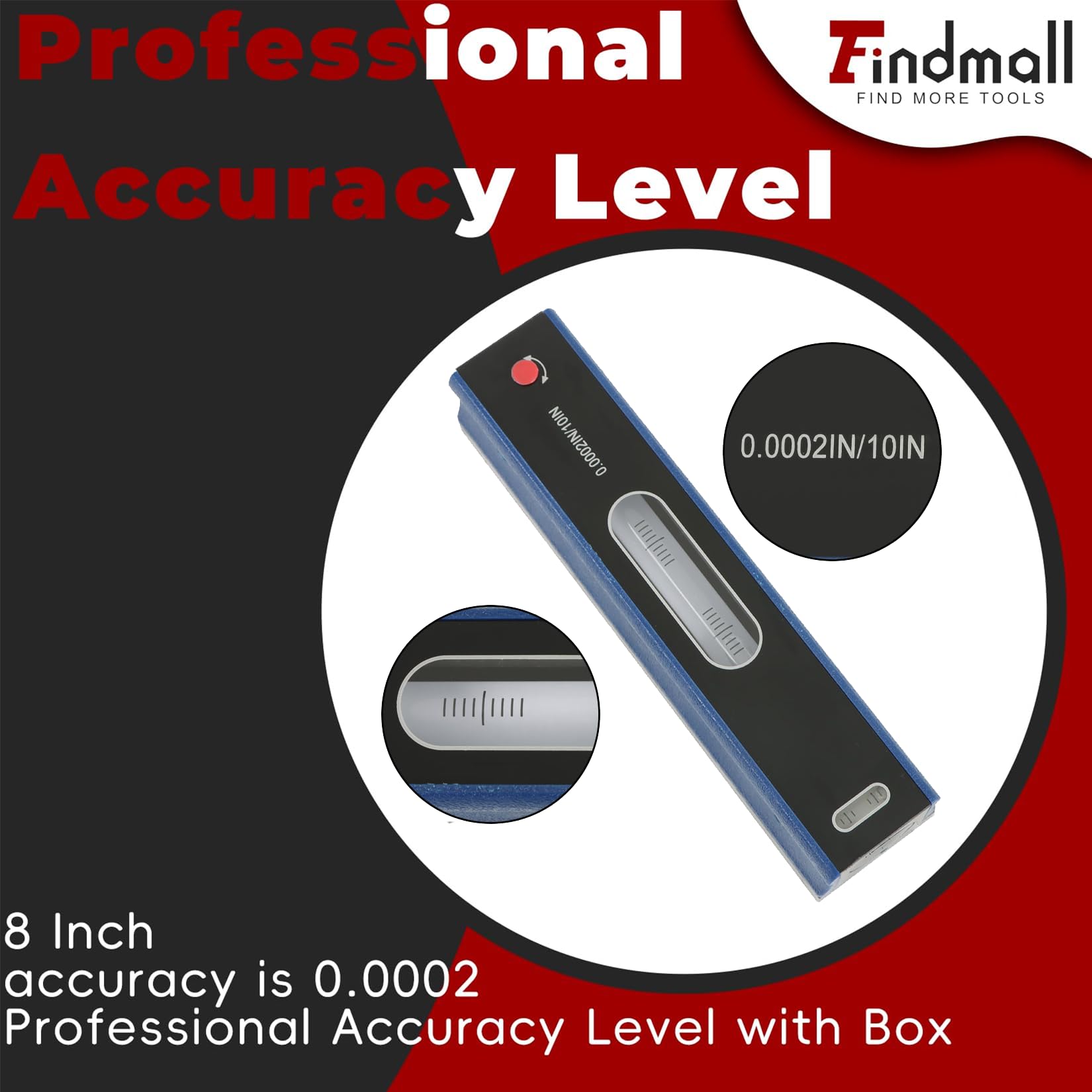 8 Inch Professional Level - Accurate & Durable -2