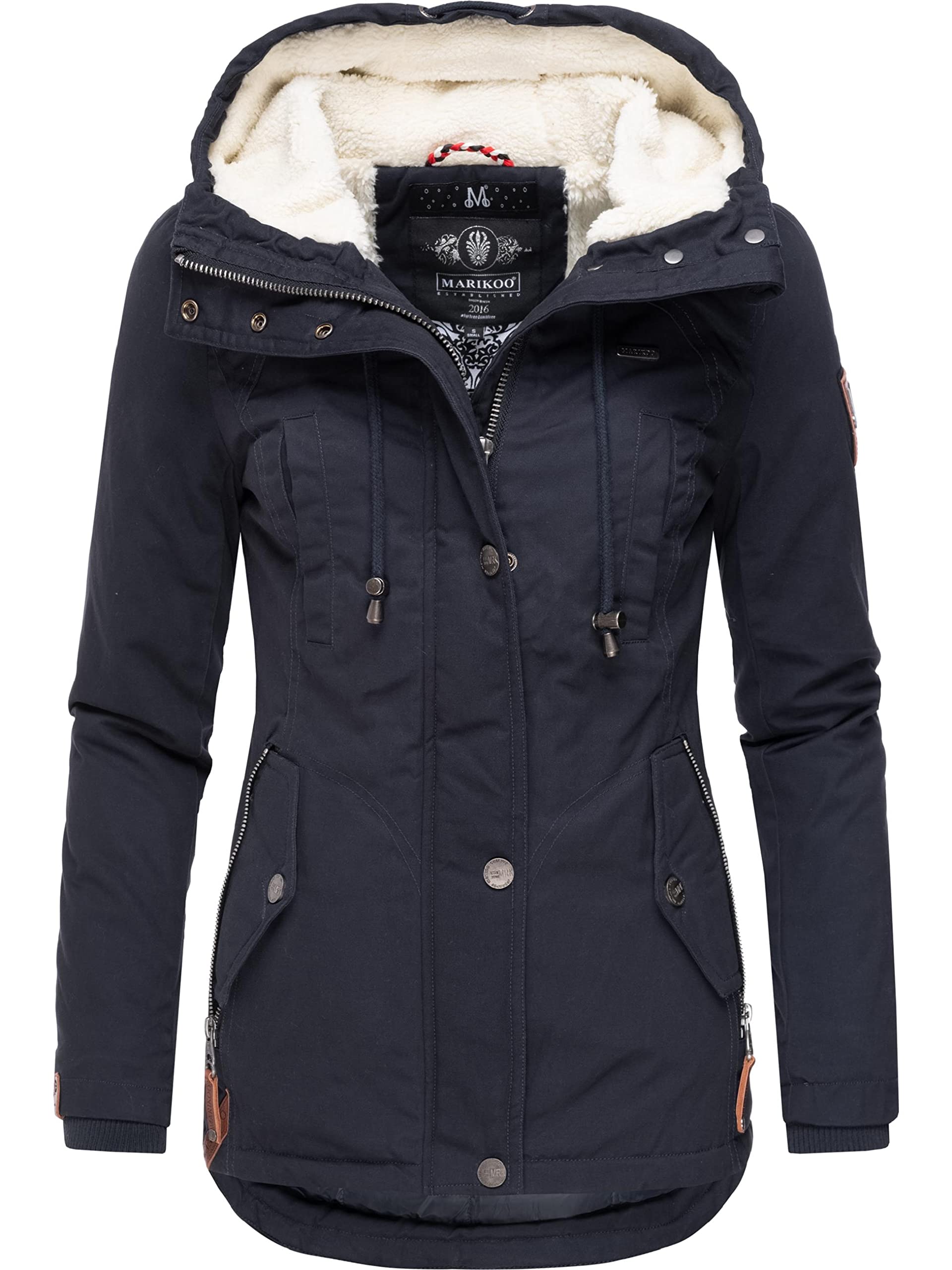 MARIKOO Winterjacke Bikoo Damen, Blau – Produktbeschreibung