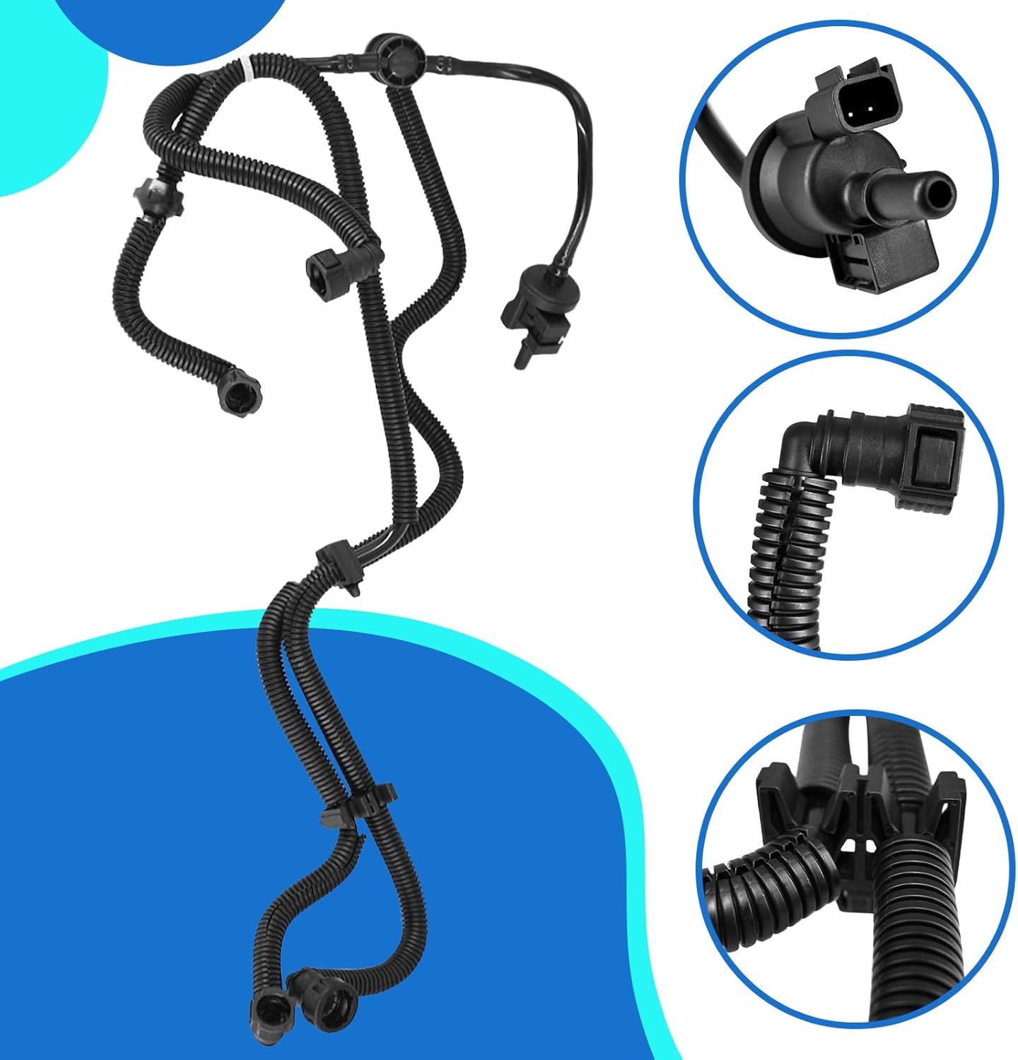 Vapor Canister Purge Va-lve Fits for 2017-2020 Ford Fusion 1.5L HG9Z9D289F HG9Z-9D289-F HG9Z-9D289-A HG9Z-9D289-C 994-917