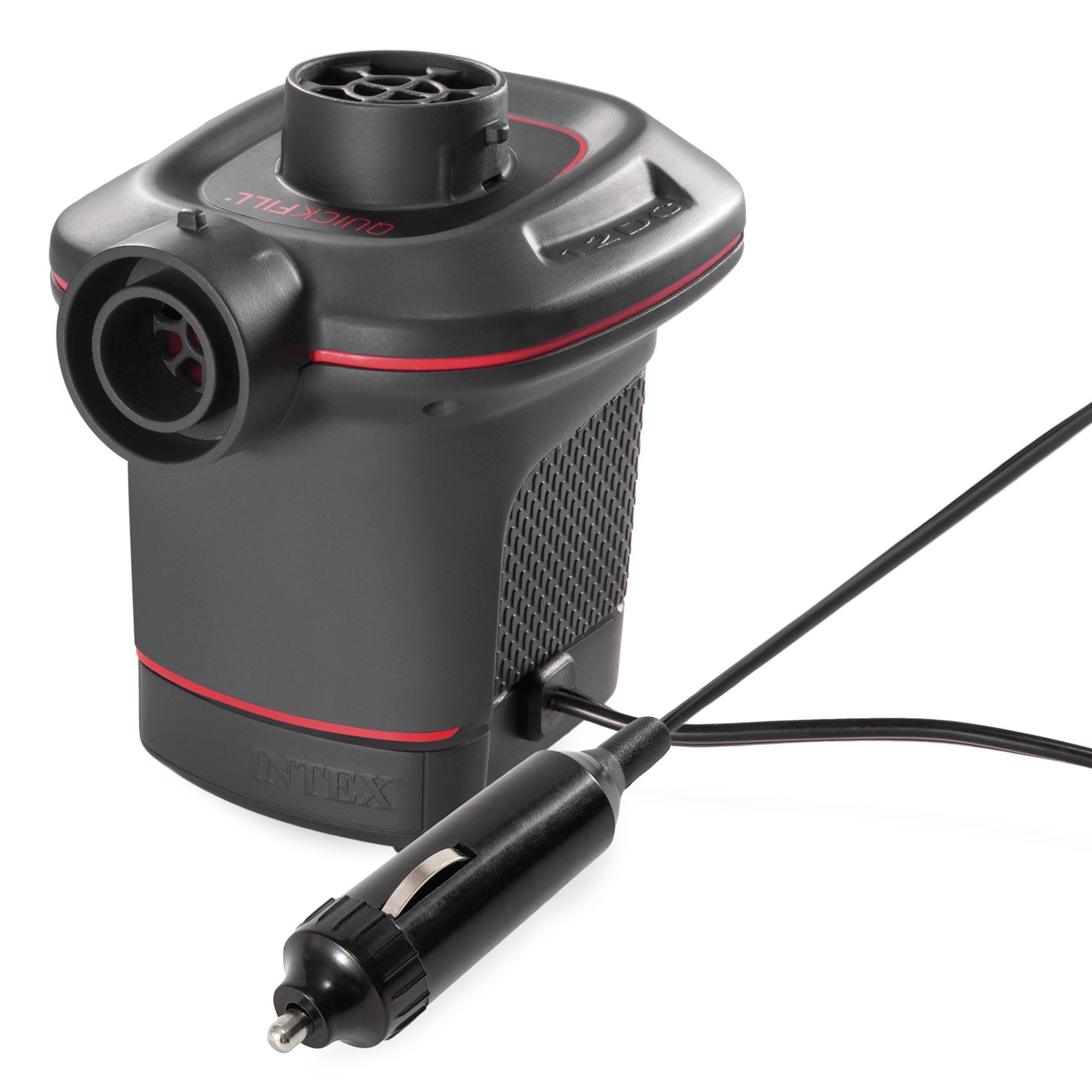 Intex Pompa Elektryczna, Czarny/Czerwony, 12 V