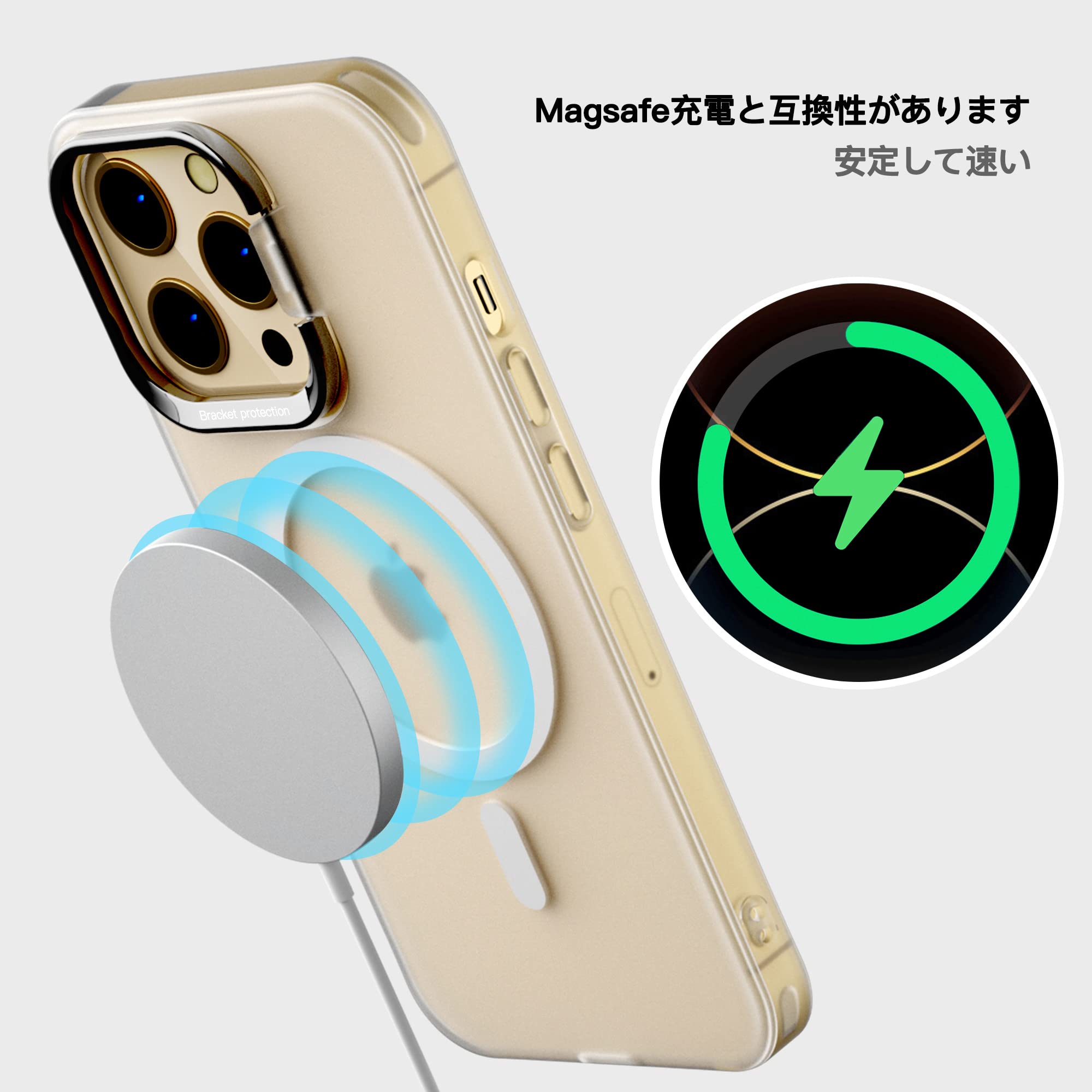 Amazon.co.jp: PZOZ iPhone 14 Pro Max ケース,MagSafe対応 カバー 米