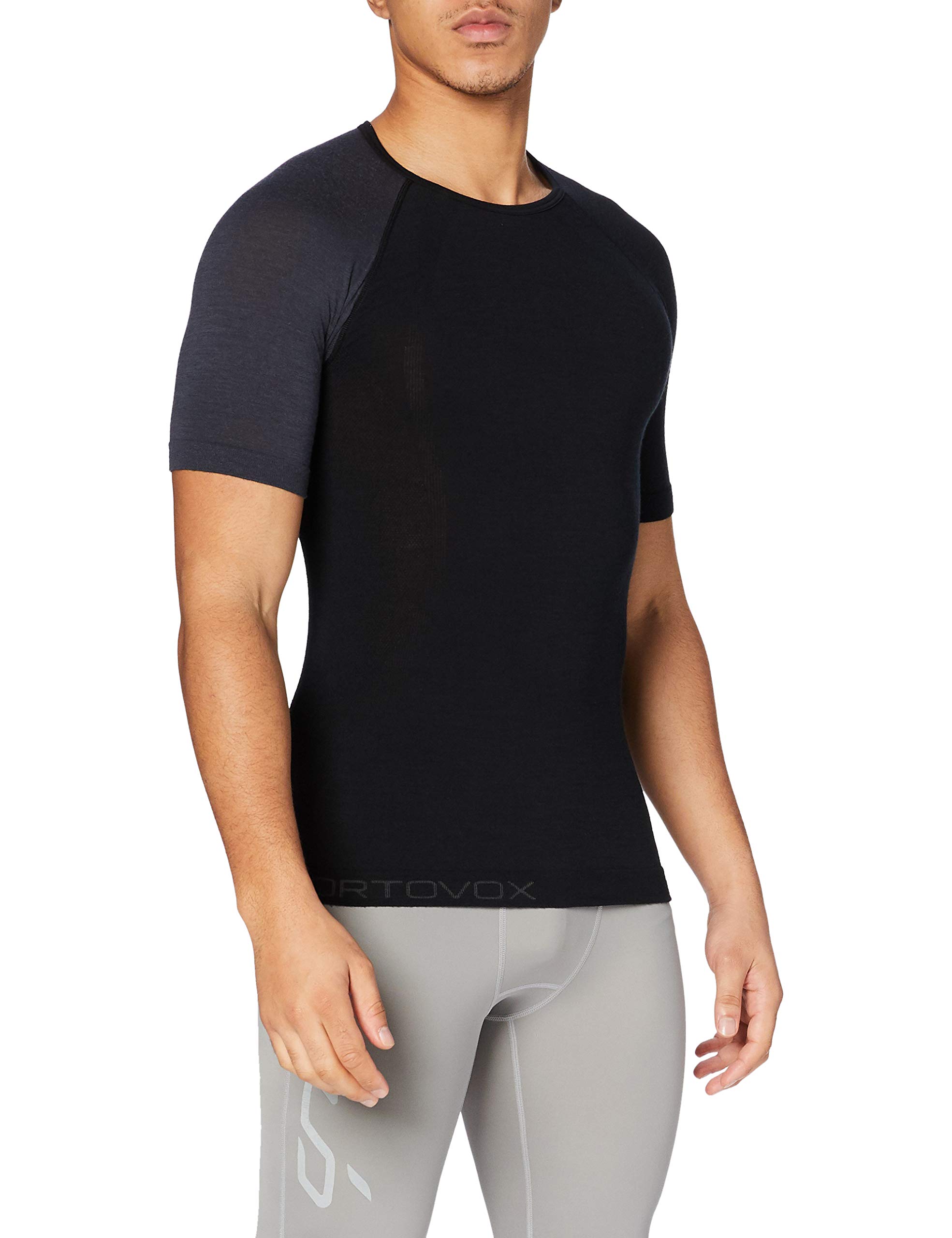 Ortovox 120 Comp Light Long Sleeve M – Maglia A Manica Lunga Unisex In Dark Arctic Grey, Traspirante E Leggera Per L'outdoor