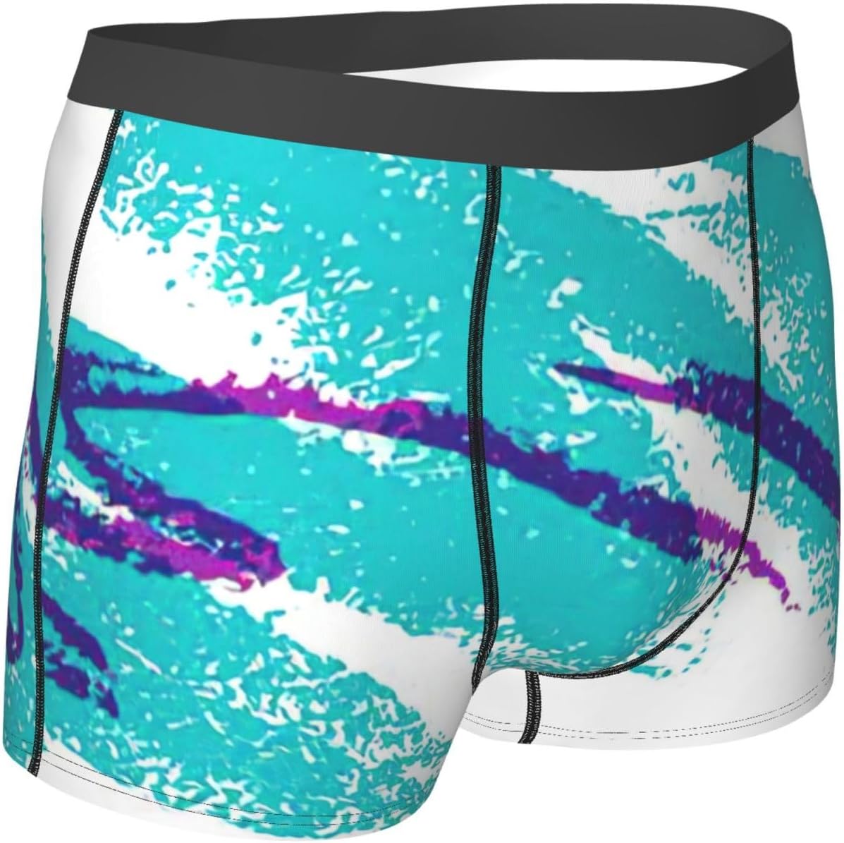 90's Cup Design print Funny men's Boxer Briefs Stretch Boxer Briefs Breathable Briefs for Sports