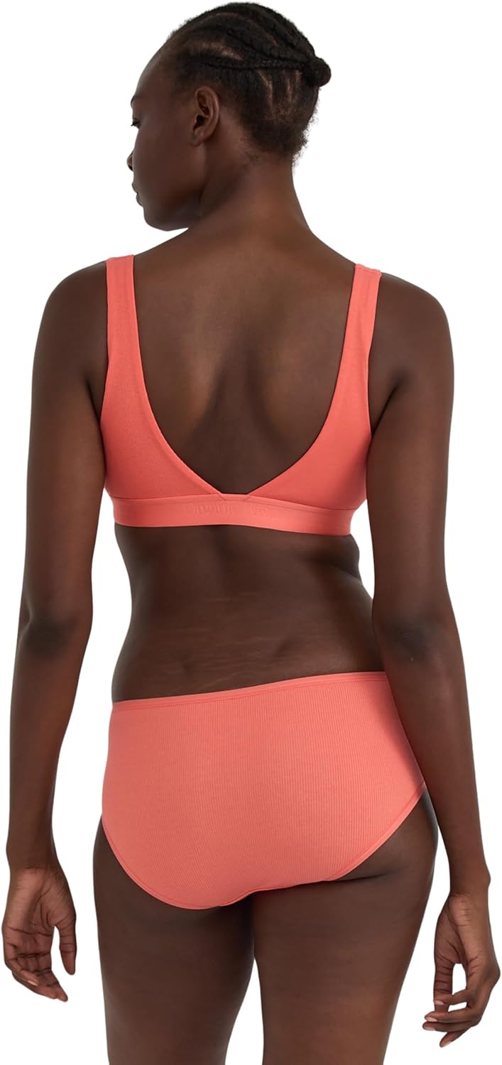 Organic Basics womens Core Rib Organic Cotton Brief Underwear - Image 3