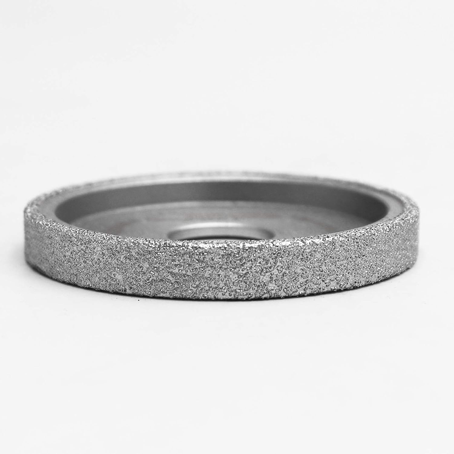 SHDIATOOL 3 Inch Profile Hand Diamond Wheel Height 10mm Flat Edge Grinding for Stone Marble Granite Rock Pack of 2