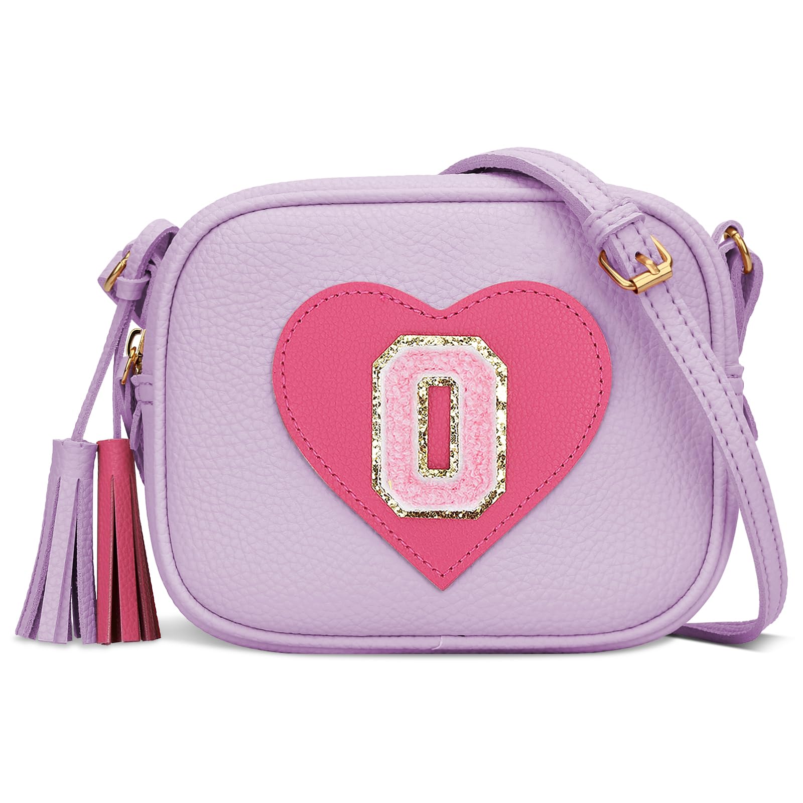 KKXIU Gifts for 3 4 5 6 7 8 Year Old Girls Initial Toddler Purse