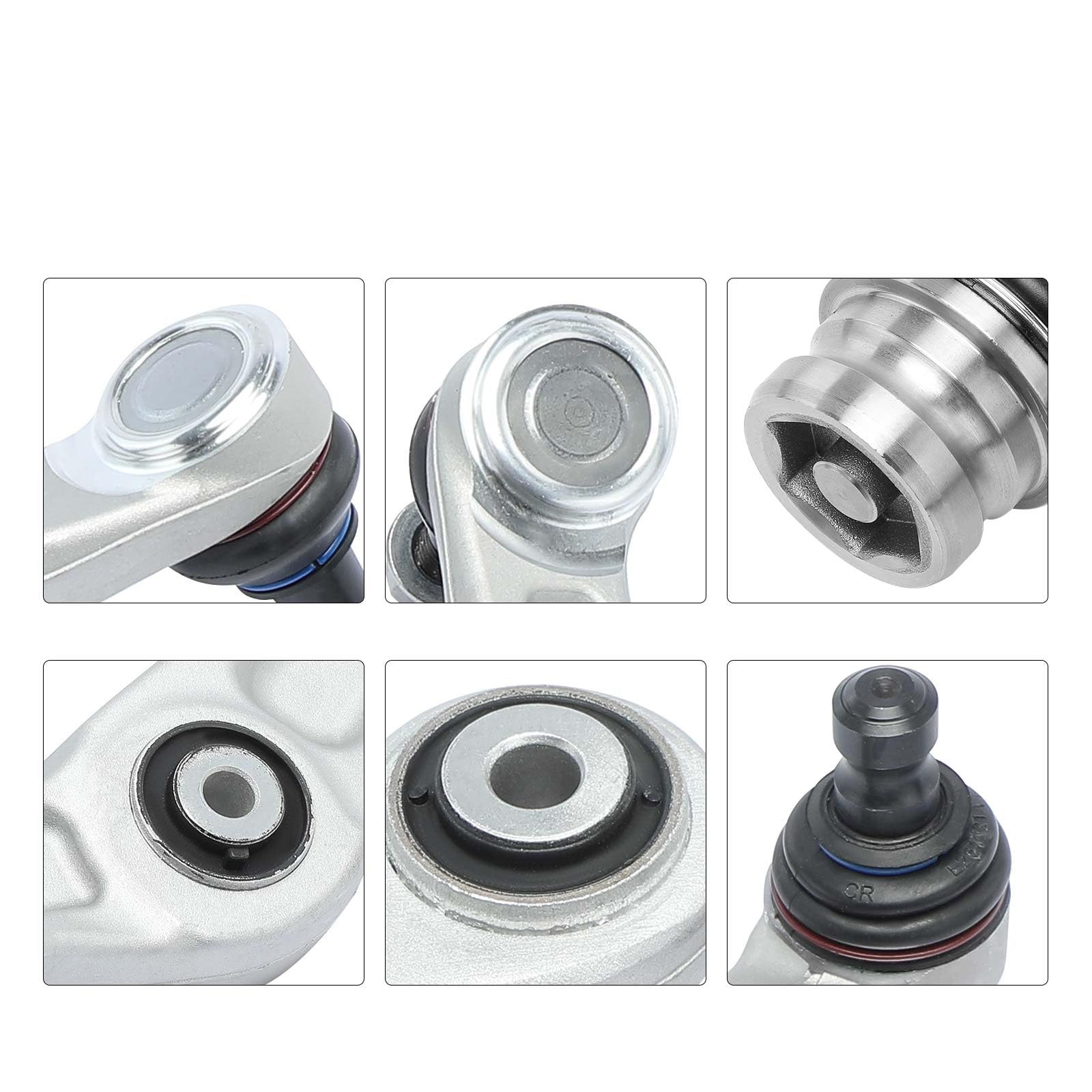 Frankberg 2x Asta di accoppiamento + 2x Giunto di supporto Giunto di Guida + 8x Braccio di controllo Compatibile con A4 Avant 8W5 8WD A5 Sportback F5A F5F A4 8W2 8WC A5 Cabriolet F57 F5E 8K0411317C