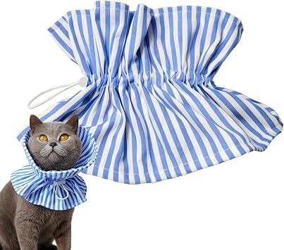 Cat Recovery Collar Pet Anti Lick Recovery Collar Soft Adjustable Great Alternative to a Cone Recovery Prevent Licking and Scratching One Size Adjustable Soft Collar for Cats Small Dogs