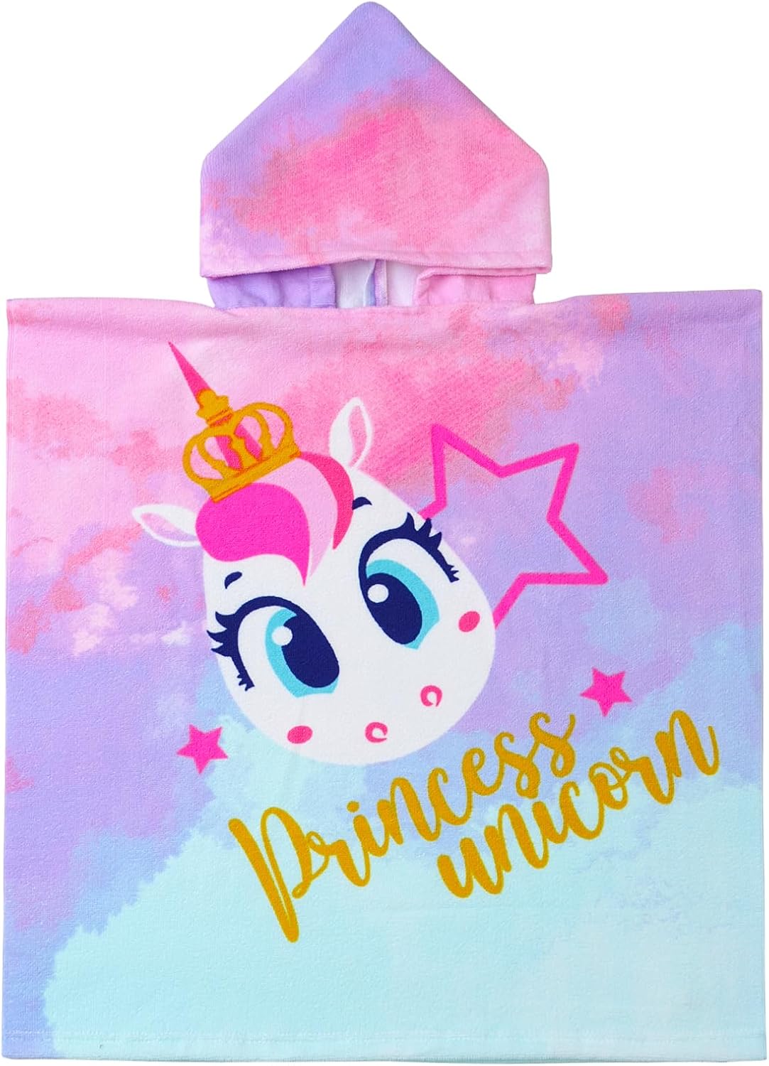 NovForth Kids Beach Towel for Boys Girls, Hooded Bath Towel Wrap, Toddler Pool Towel with Hood