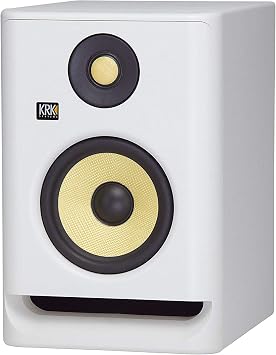 KRK RP5 5 G4 Professional Bi-Amp 5" Powered Studio Monitor, White Noise