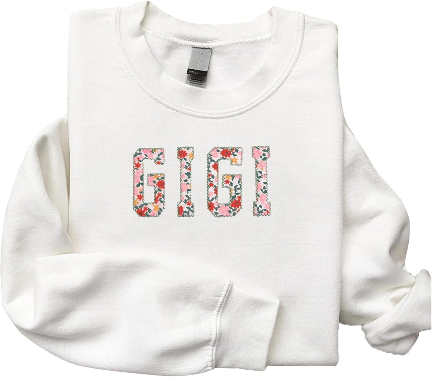 Personalized Embroidered Applique Grandma Sweatshirt Custom Nana Mimi Granny Mamaw Mama Women Gift Mothers Day 2024 - Image 6