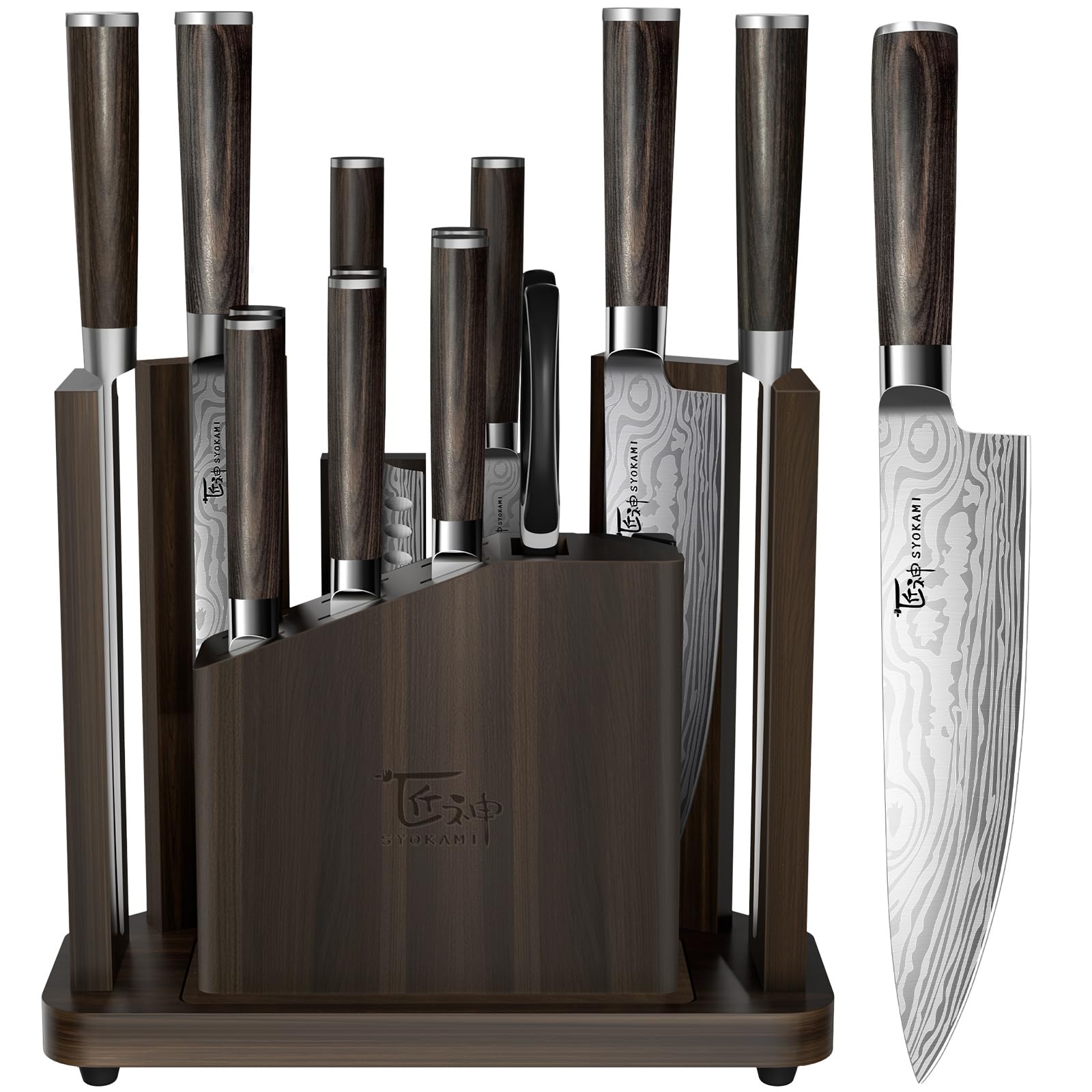 SYOKAMI 15-Piece Kitchen Knife Set