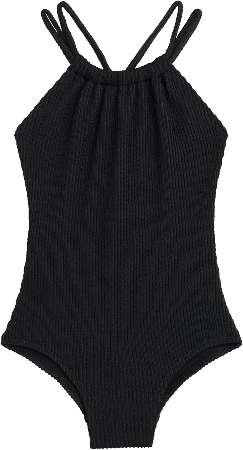 Kanu Surf Girls Jasmine Beach Sport Halter One Piece Swimsuit