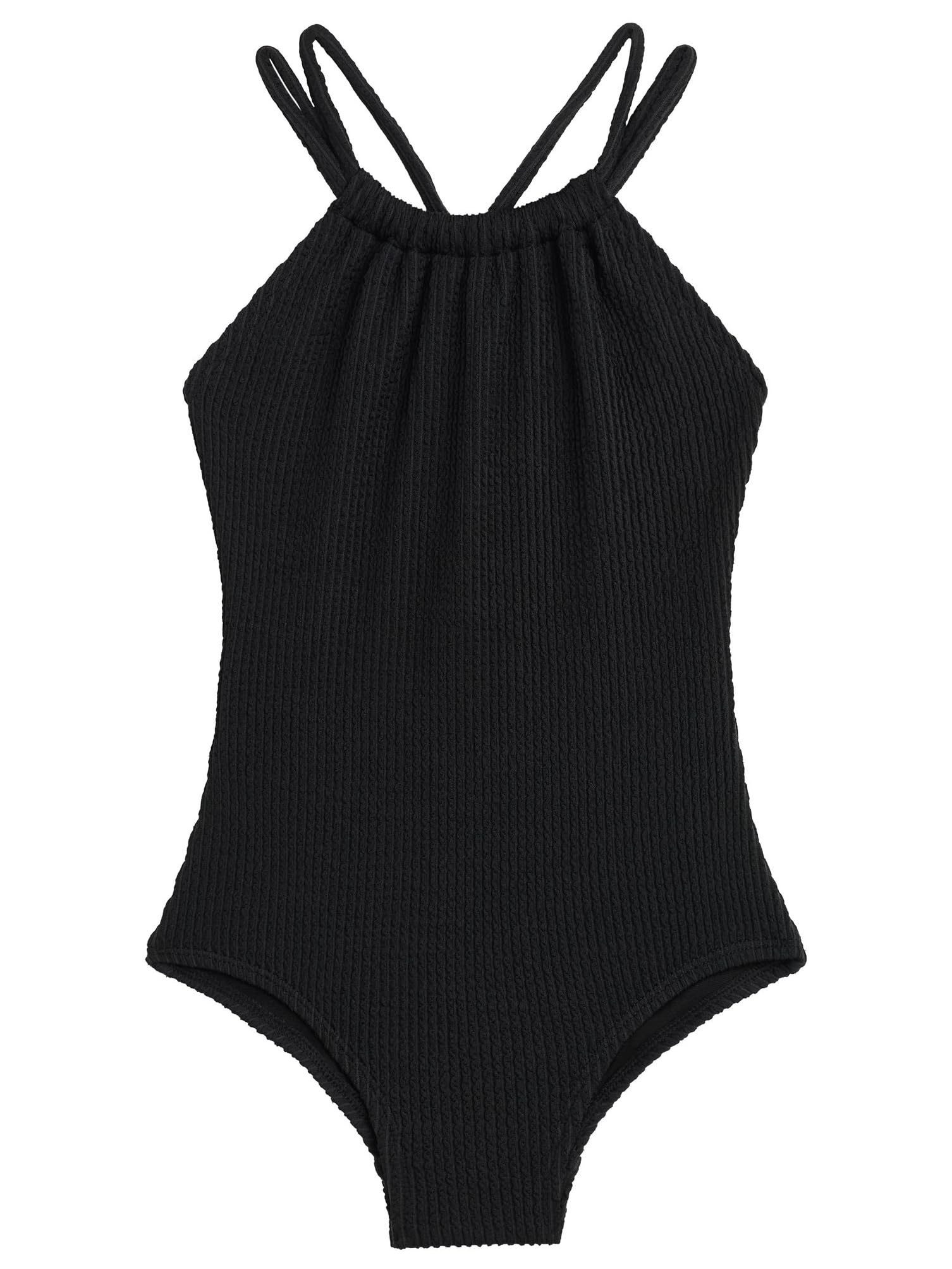 Kanu Surf Girls Jasmine Beach Sport Halter One Piece Swimsuit