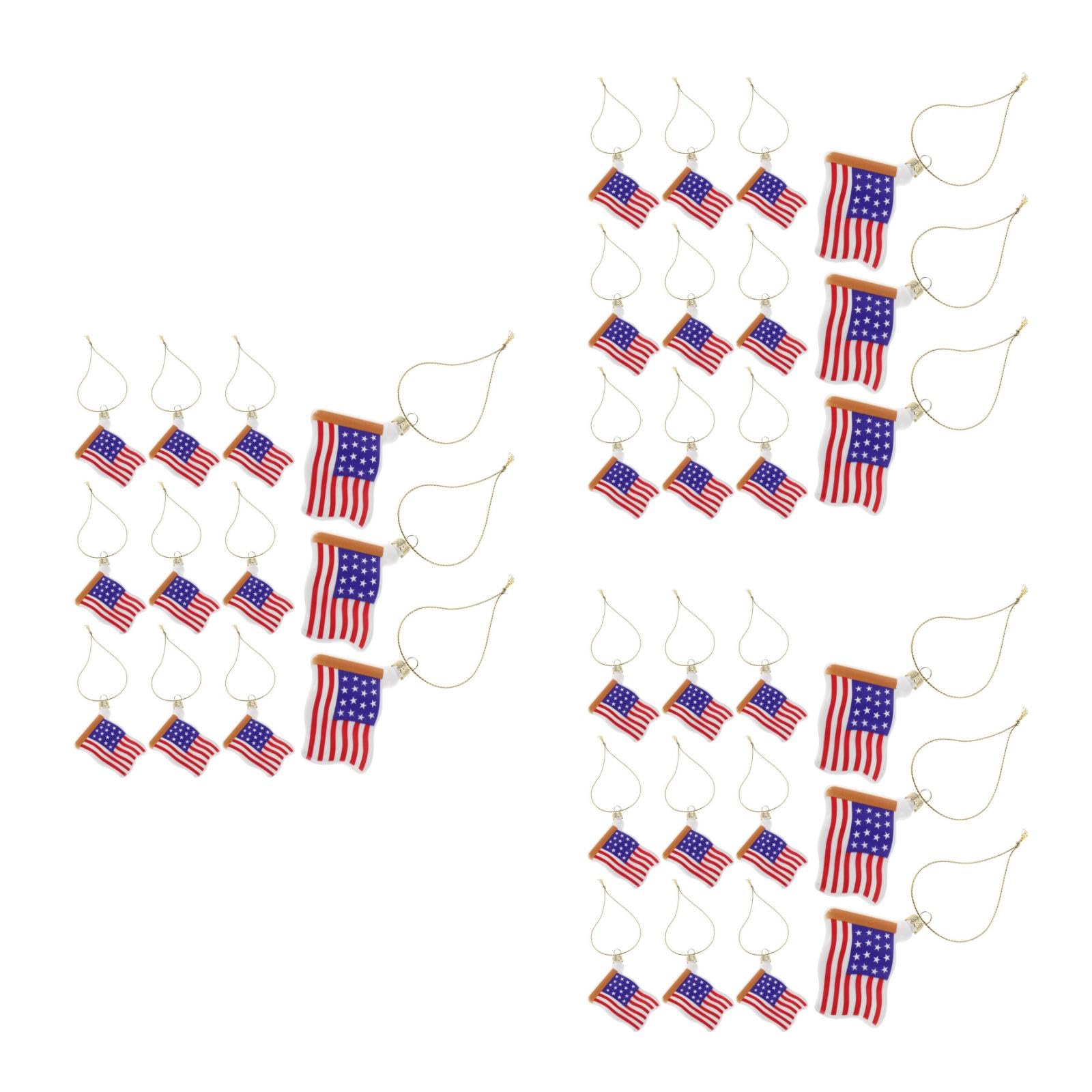 Pendentifs drapeau américain HANABASS pour éviter les décorations jetables fragiles - 8