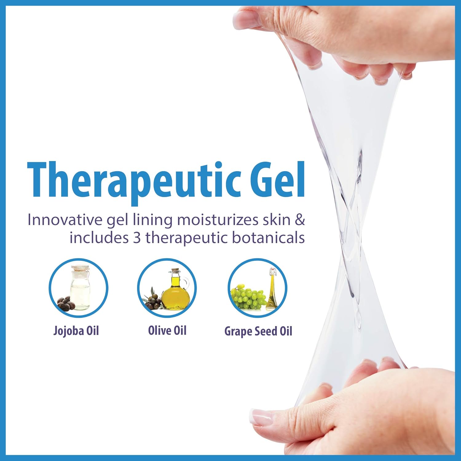 NatraCure Moisturizing Gel Booties and Gloves Set - (For dry skin, dry hands, feet, cracked heels, cuticles, rough skin, dead skin, use with your favorite lotions) - 155/175-AQ/RET - Color: Aqua : Everything Else