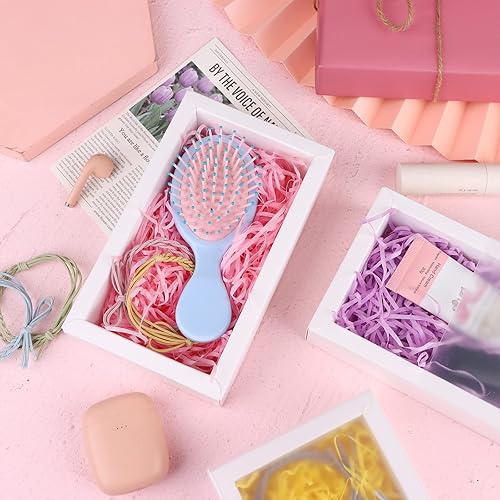 Miniatura 6 de 26 cajas rectangulares de papel kraft con cajones pequeños, cajas de embalaje de cartón para regalos de fiesta, dulces y manualidades de joyería,