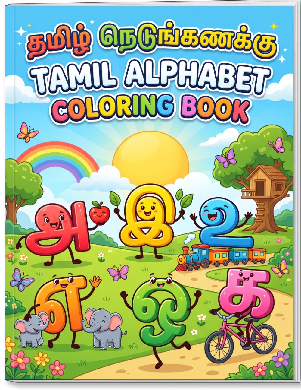 Tamil Alphabet Tracing Book for Kids: Learn Tamil Letters, உயிரெழுத்து & மெய்யெழுத்து with Easy Tracing Practice Activities for Preschool, Kindergarten & Beginners (Kids Coloring Book)