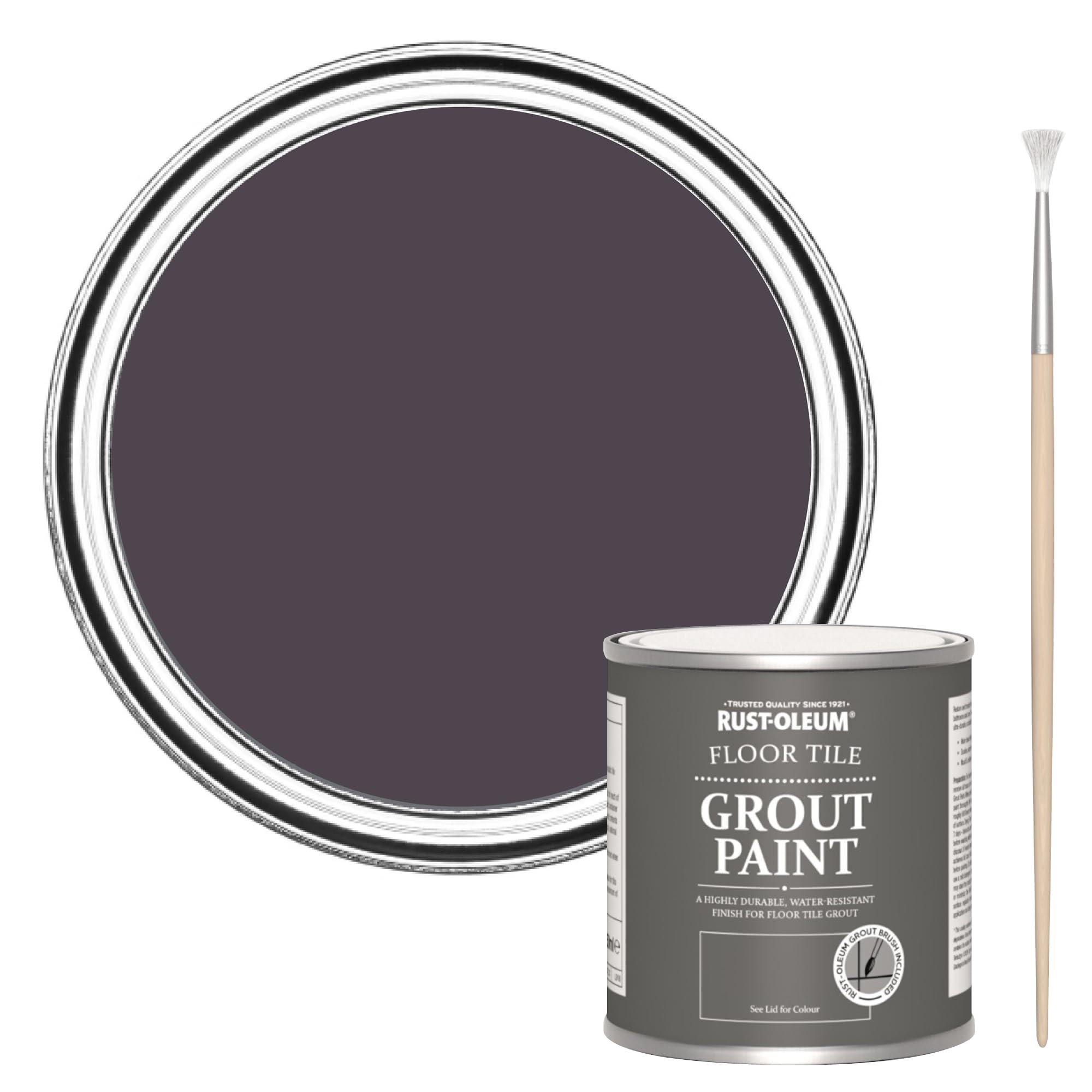Rust-Oleum Purple Floor Tile Grout Paint - Grape Soda 250ml