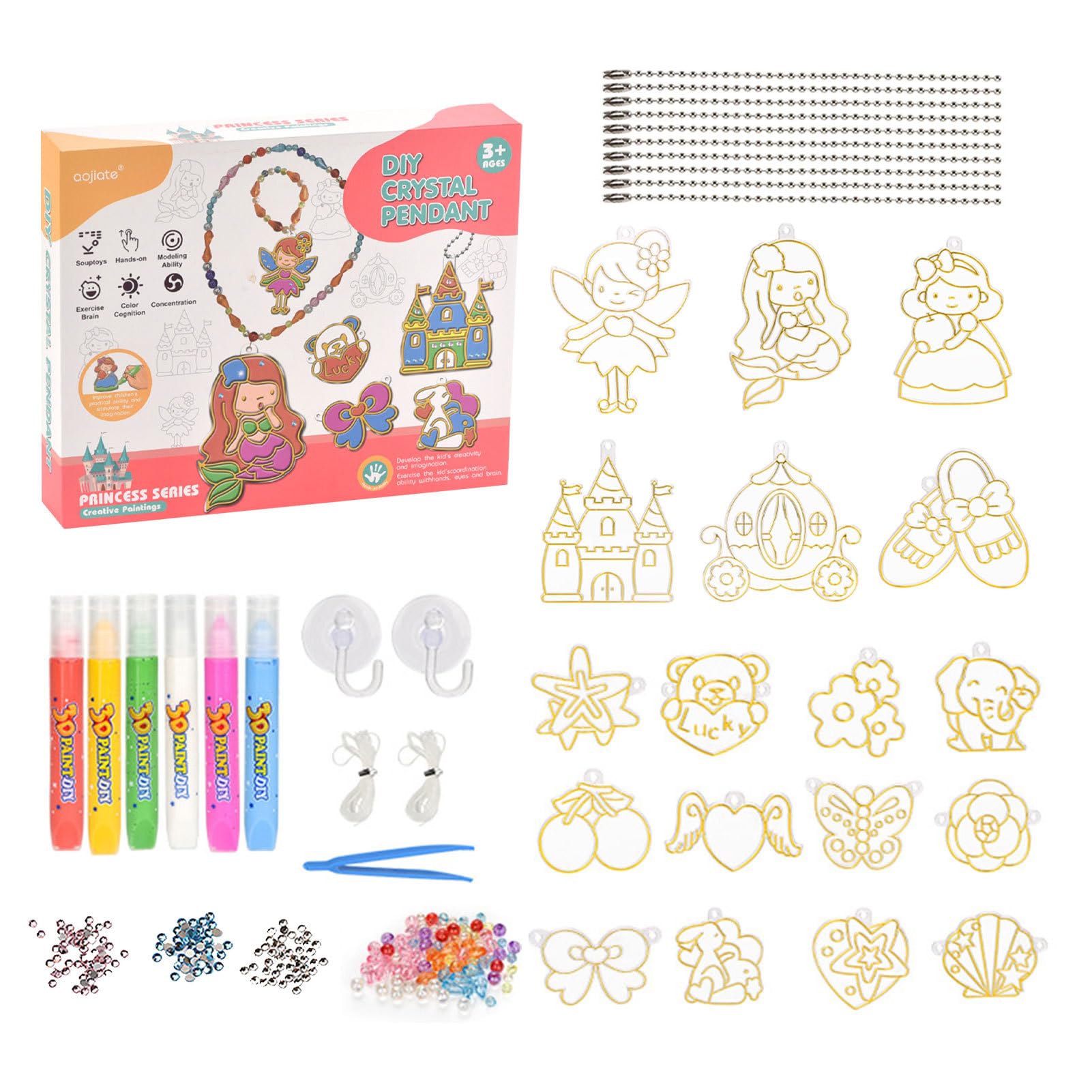 Amazon.co.jp: クリスタルペインティングキーホルダーキット