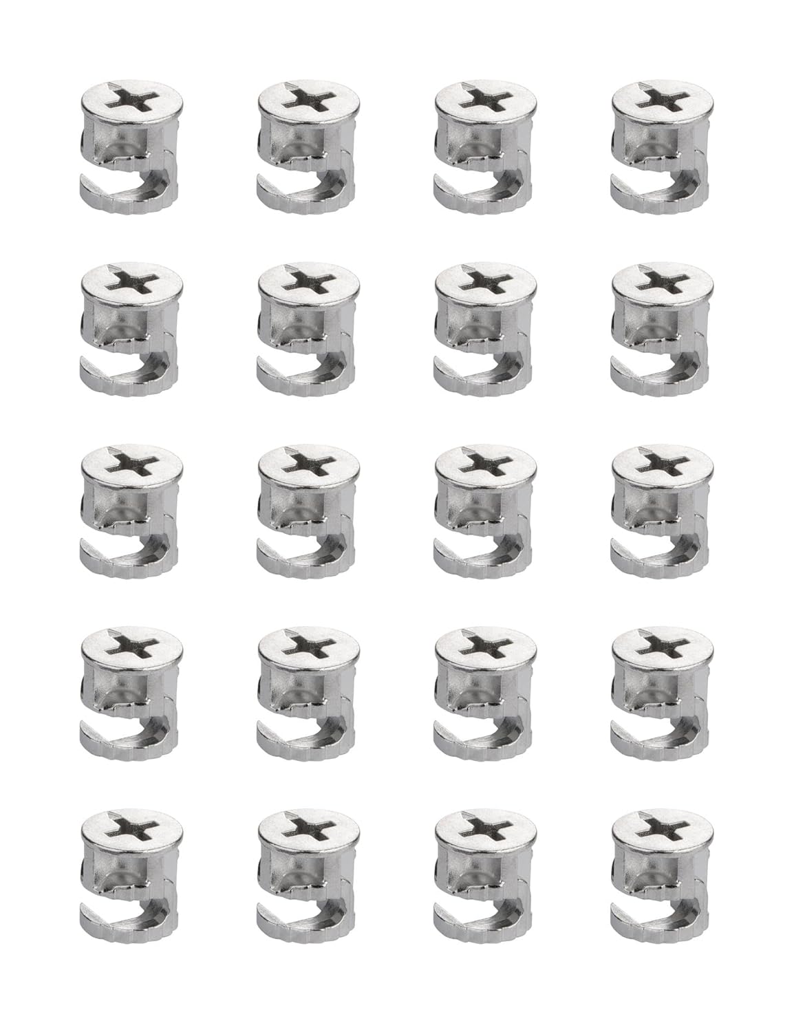Cam Locks for Furniture 20 PCs, 12 x 12.2 mm Furniture Cam Lock