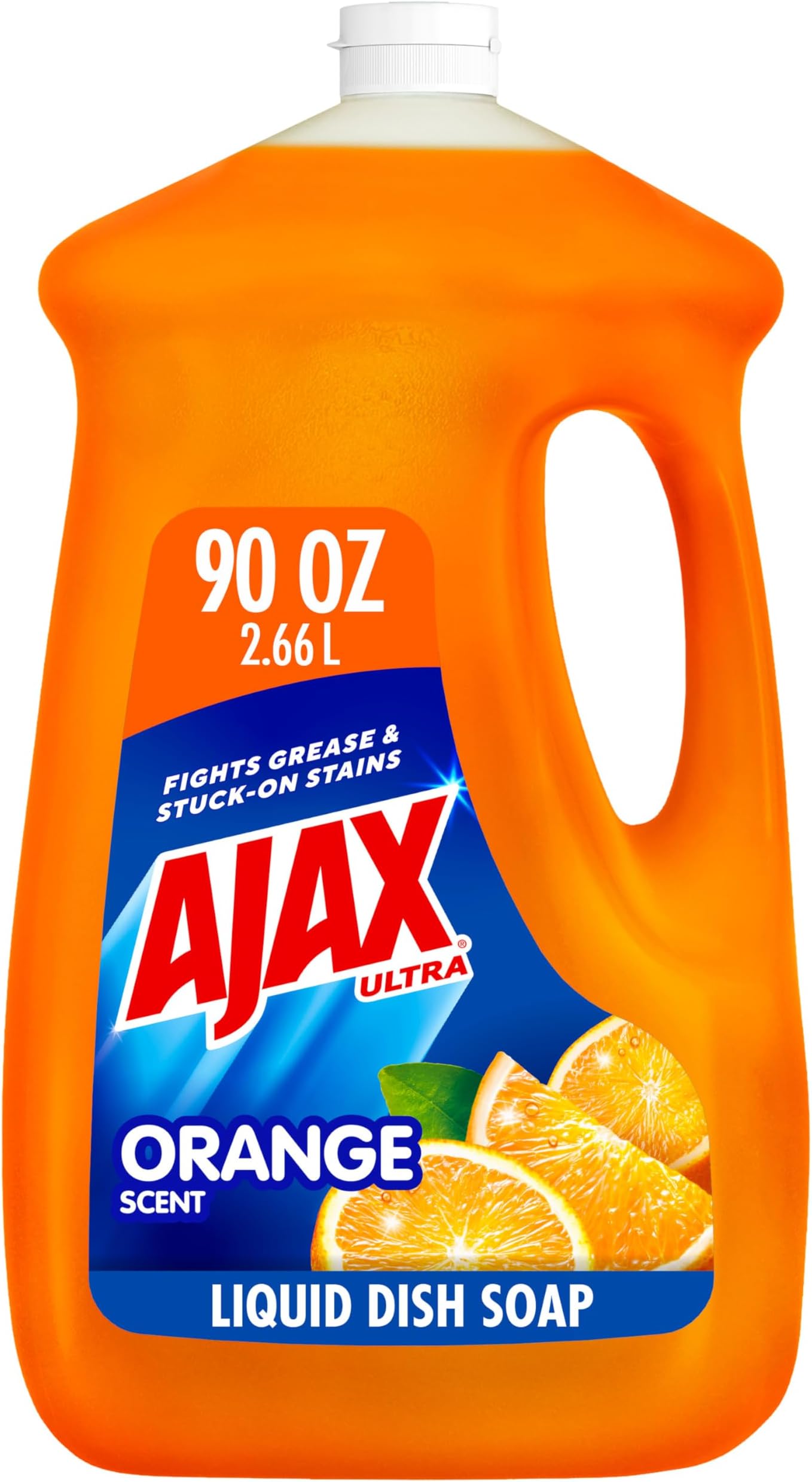 Ajax Ultra Liquid Dish Soap Orange Scent, Triple Action, 90
