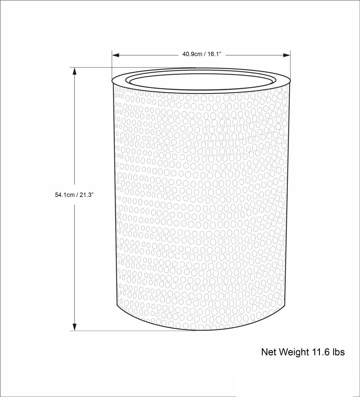 SIMPLIHOME Demy 18" Wide Round Metal Table in White Marble/Black | Industrial accent table with a sturdy base and hammered finish; side table, end table for living room, bedroom, or office.