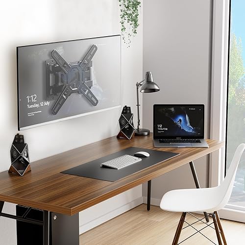 Miniatura 6 de Perlegear Soporte de pared para TV de movimiento completo para la mayoría de televisores y monitores de pantalla plana LED LCD de 13 a 42 pulgadas,