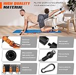 KUTIZE Pilates Bar Kit with Resistance Bands, 270lbs Heavy Duty Pilates Equipment for Men, Strength Training Bar for Legs, Hip, Back, Arm, Abs, Chest, Portable Home Gym Full Body Workout Equipment