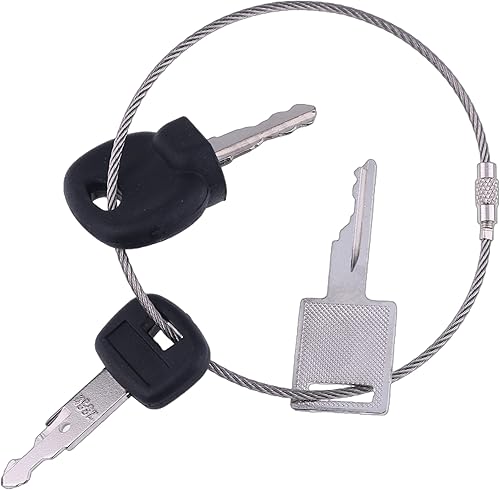 Miniatura 2 de JEENDA Equipo Construcción 3 Llaves Set 6693241 6709527 14707 5755124 459A Compatible con Bobcat Hamm Bomag Volvo Bobcat Caterpillar JCB New Holland