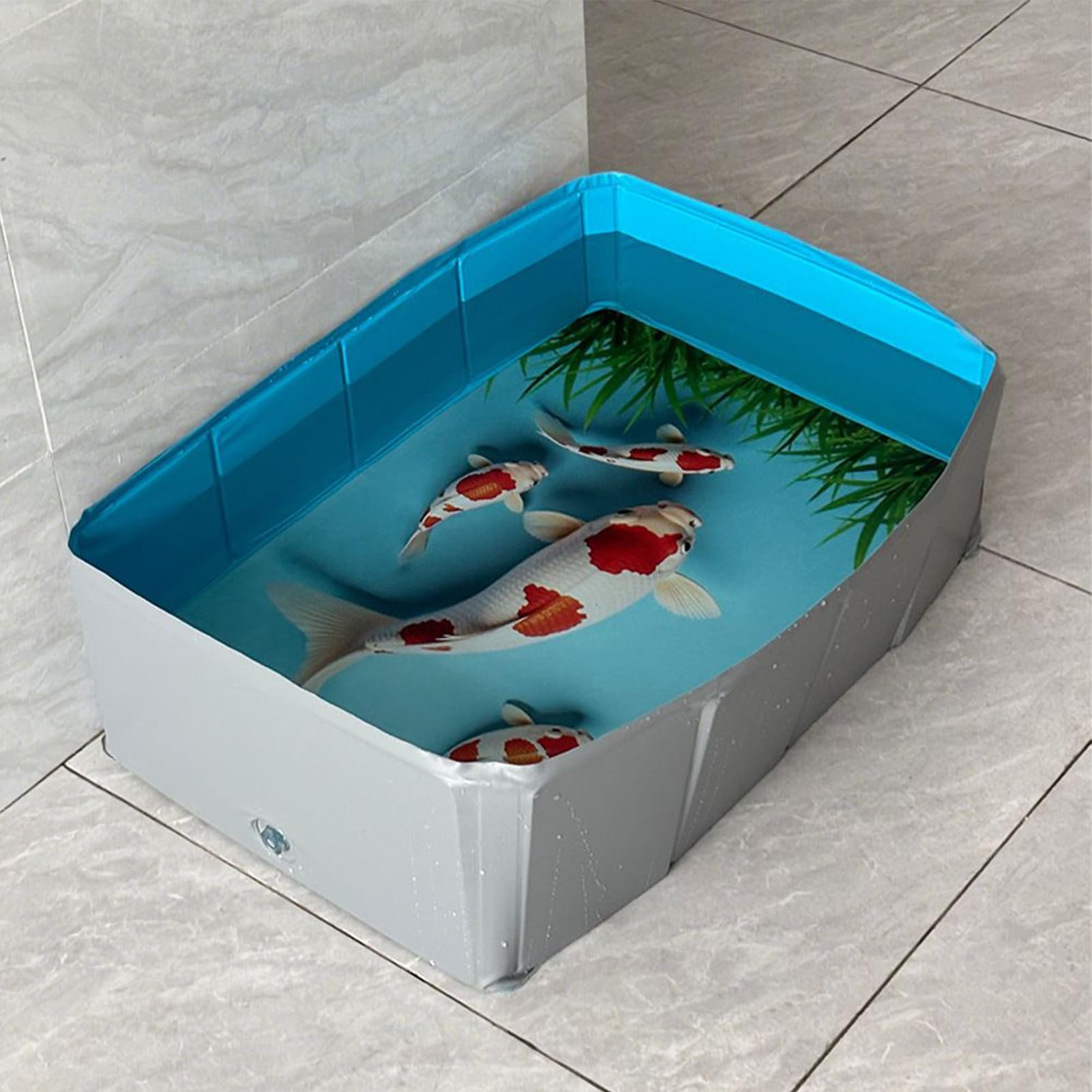 Piscina Perros Piscina De Baño Y Natación para Mascotas Y Niños | Juguete de Agua para Cachorros, Suministros para Juegos Acuáticos en Exterior Playa Jardín Verano