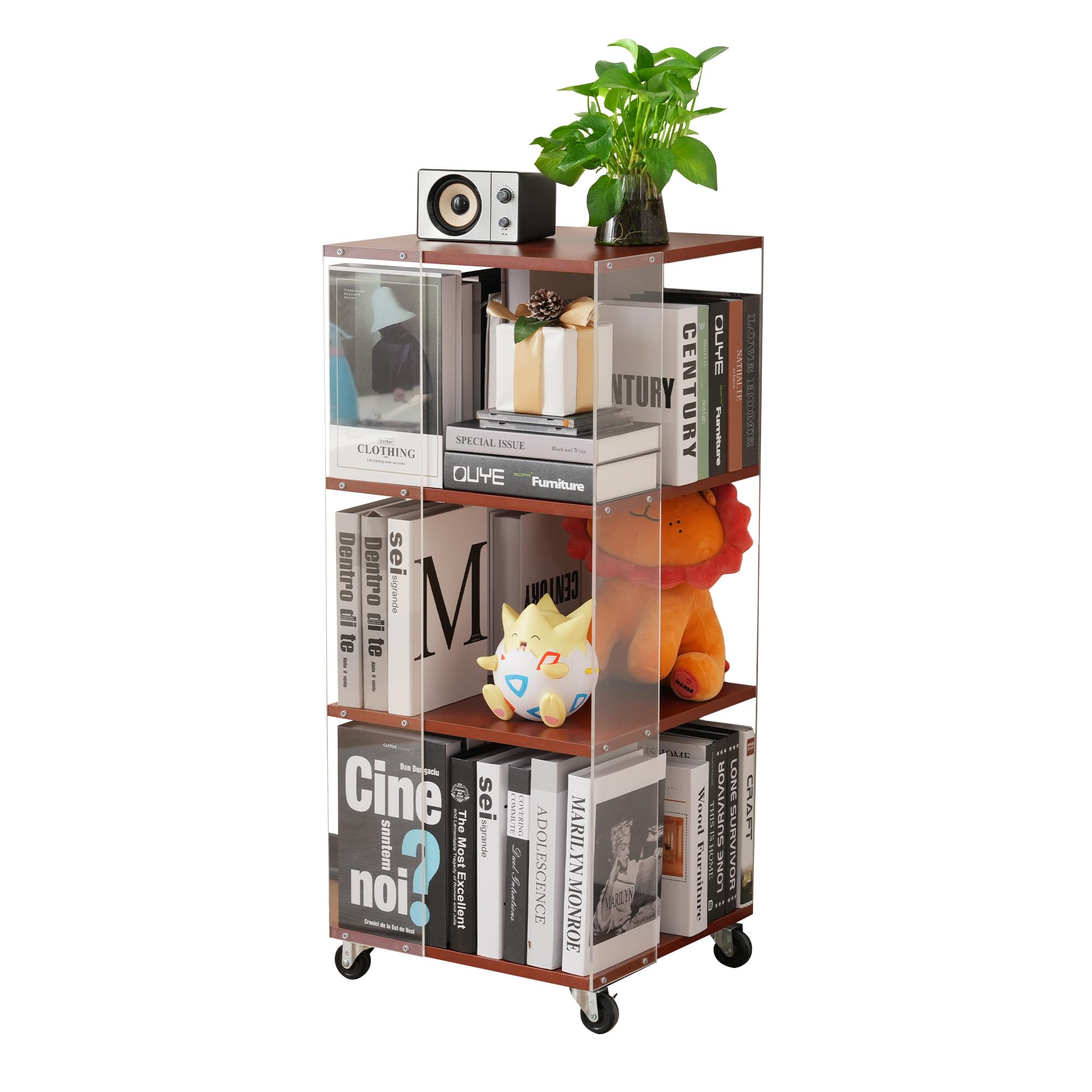 Amazon.co.jp: オーエスジェイ(OSJ) 棚 本棚 4段 おしゃれ 絵本棚 大