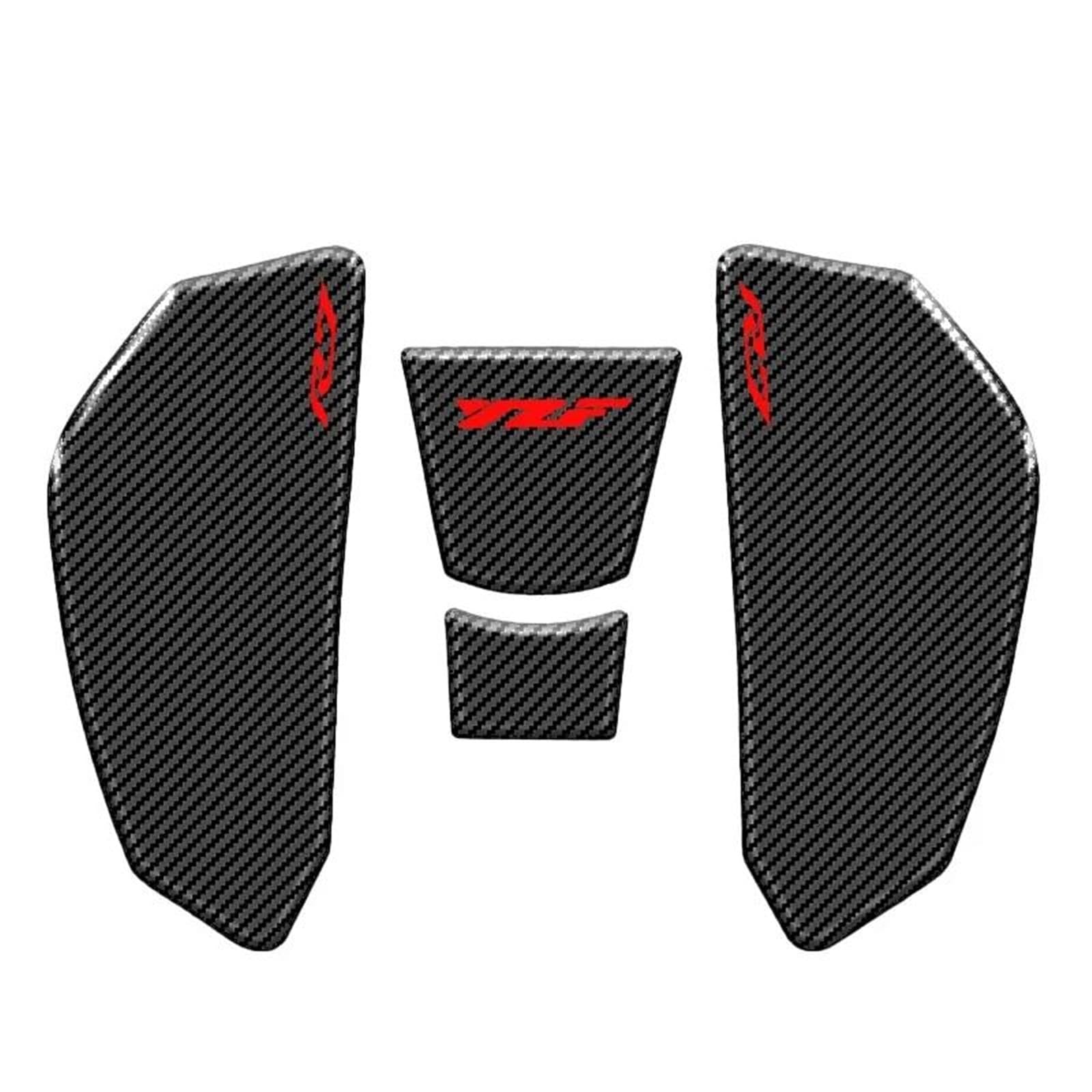 Motorcycle Fuel Tank Pads Knee Pads Anti-Slip Traction Pads Fuel Tank Anti-Slip for Yamaha YZFR7 YZF R7 YZFR7 2021-2022(Style 1)