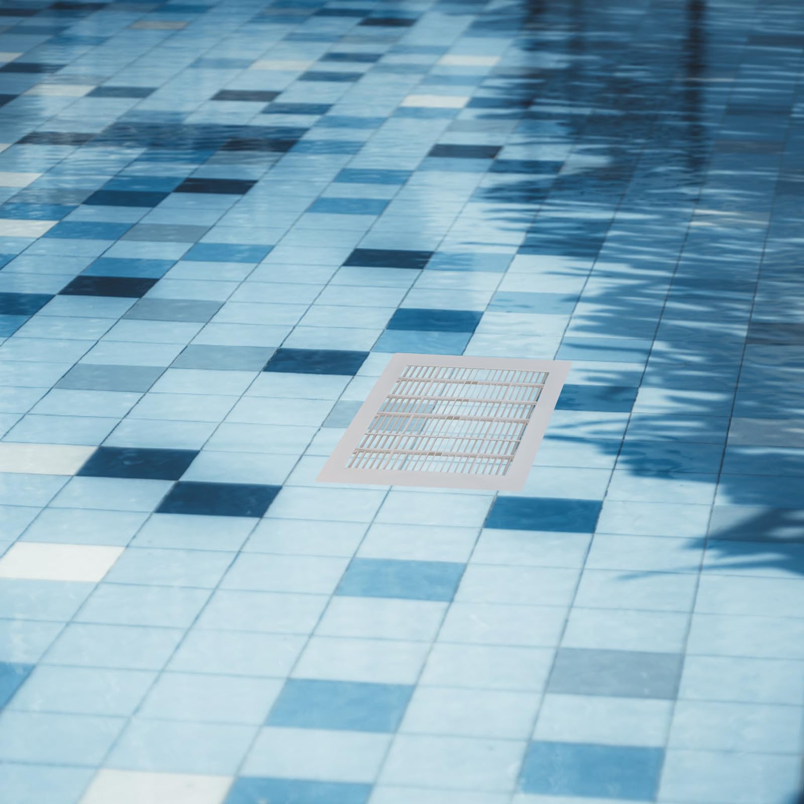 DOITOOL Schwimmbad Bodenablauf Weißer Rechteckiger Hauptablauf für Freibad und Spa Robustes Glatte Oberfläche für Einfache Poolreinigung Vielseitig für Teich und Aquarium Geeignet