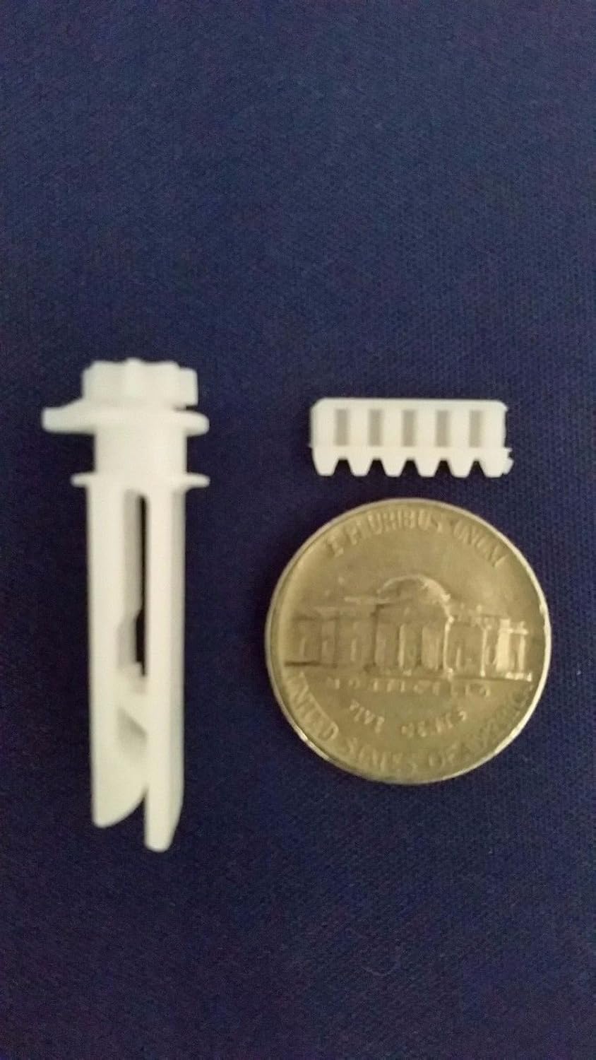 Vertical Blind Parts White Vane Stem and Comb Gear Rack