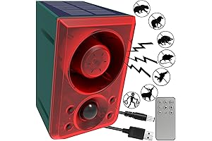 Solar Motion Sensor Alarm with Siren: Enhanced Outdoor Security