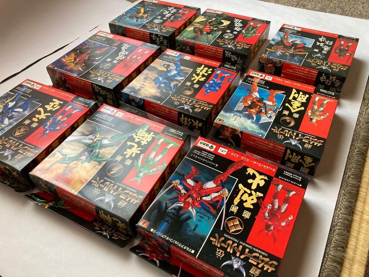 鎧伝サムライトルーパー　マルチアクションフィギュアシリーズ全9種完全コンプリート 鎧伝サムライトルーパー マルチアクションフィギュアシリーズ全9種完全