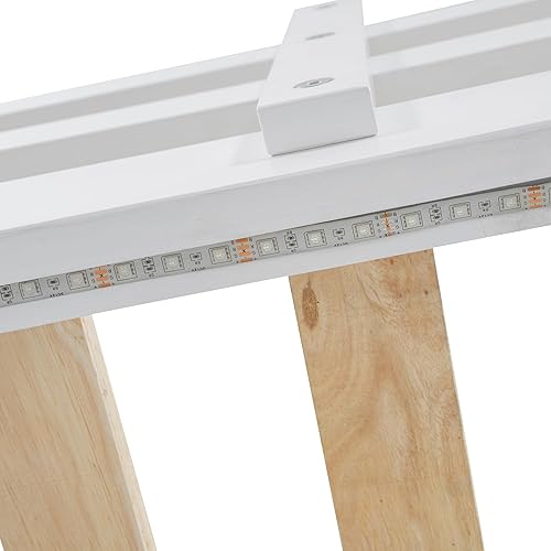 Miniatura 320 de Versatility - Litera individual sobre individual con escritorio y armario integrados, cama alta de madera maciza y plataforma independiente con