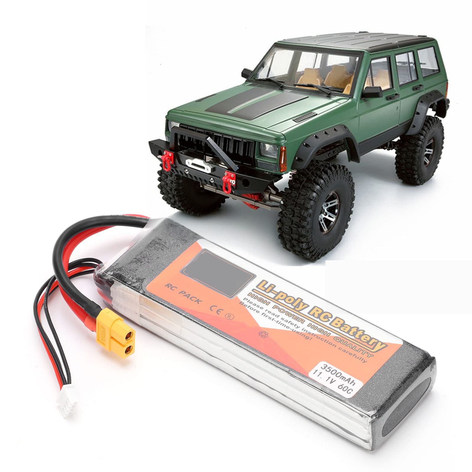 Batteria Lipo ad alta capacità di lunga durata 3500 mAh per droni in barca per auto da auto RC