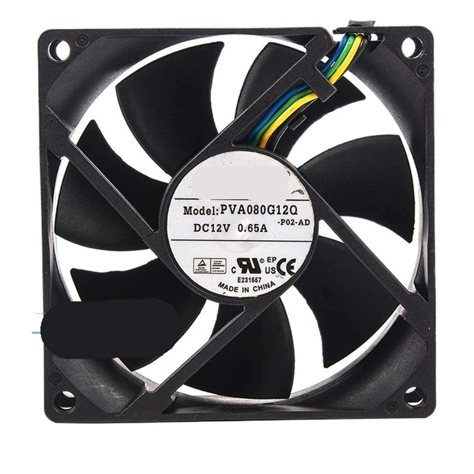 Ventilateur PVA080G12Q 80x80x25mm de haute précision pour système durable