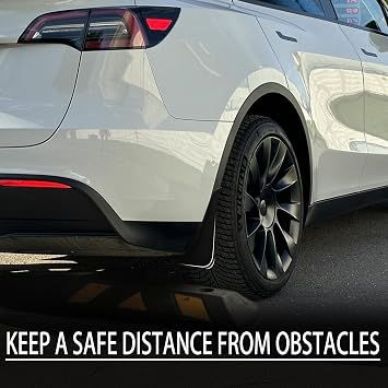 Mud Flaps Accessories for Tesla Model Y 2025 - Fenders Perforation-Free Durable All-Weather Fenders, Model fits with Tesla Model Y 2025, Not Fit to The New Model Y(Set of 4)