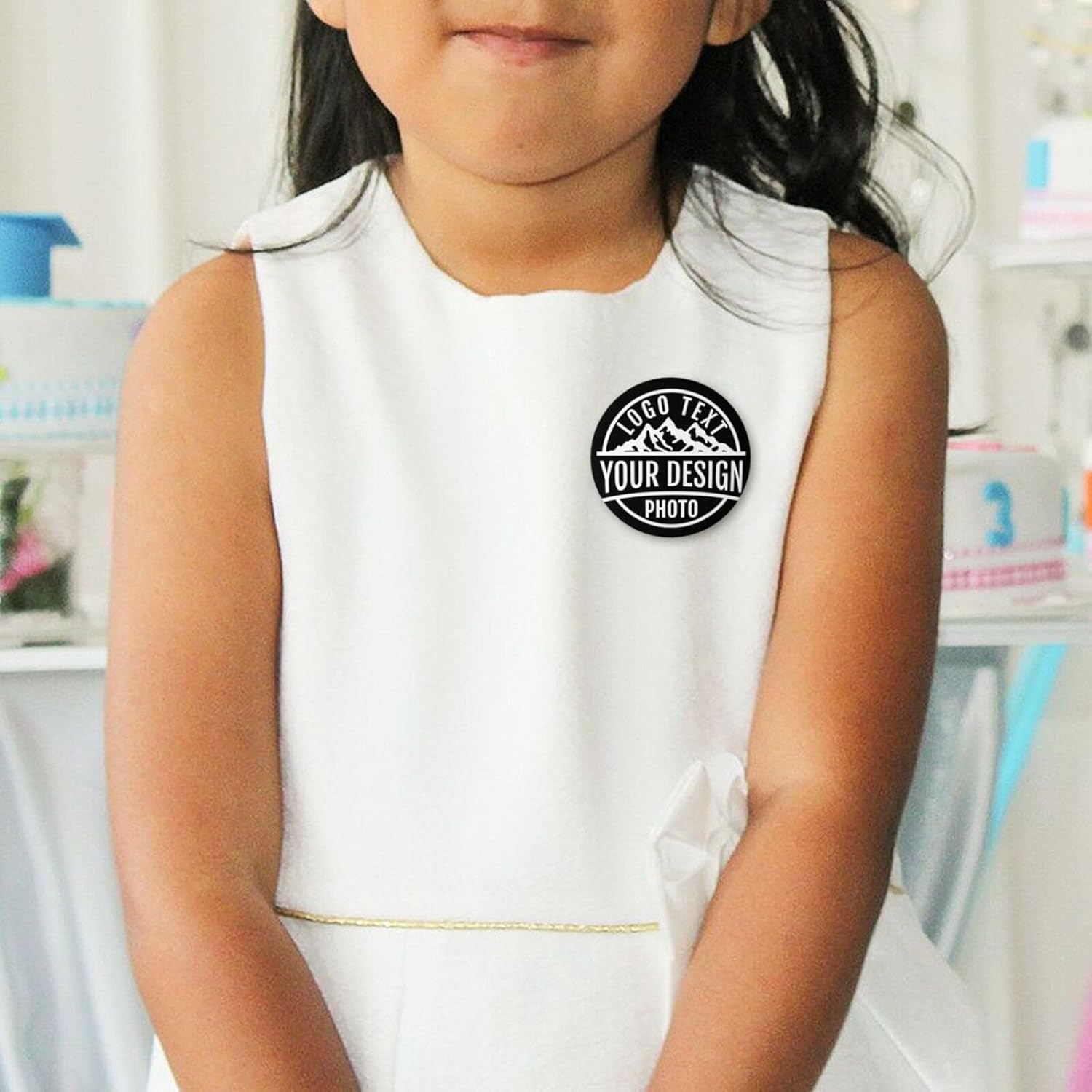 Custom Pins Custom Buttons Add Text Logo Photo 1-1000PCS Design Your Own Personalized Pins Buttons Badges