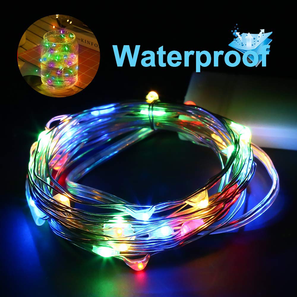 6 Stu00fcck LED Lichterkette 3M Drahtlichterkette Micro Kupferdraht Lichterketten Batteriebetrieben