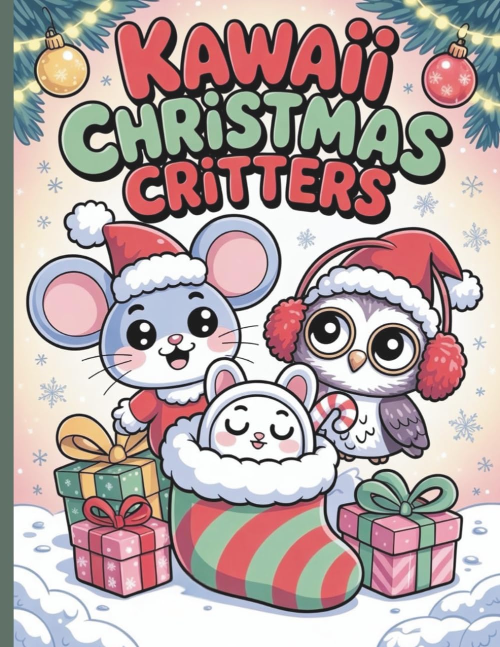 Kawaii Christmas Critters: Cozy Christmas Scenes Featuring the Cutest Creatures